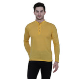 Cotton Blend Solid Full Sleeves T-Shirt